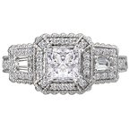 LaVie Halo Semi-Mount Diamond Ring 115093-100