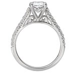 LaVie Peg Head Semi-Mount Diamond Ring 115415-100