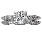 LaVie Classic Semi-Mount Diamond Ring 115429-RD100