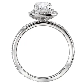 Halo Semi-Mount Diamond Ring 119272-CO100K