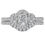 LaVie Halo Semi-Mount Diamond Ring 115324-100
