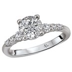 LaVie Peg Head Semi-Mount Diamond Ring 115438-RD100
