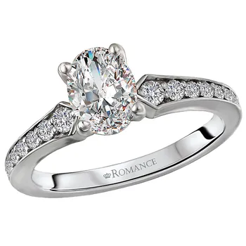 Semi-Mount Diamond Engagement Ring 160124-OV100