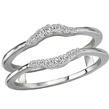 Diamond Wrap Ring with Guard 113920-WRAP
