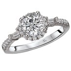 LaVie Halo Semi-Mount Diamond Ring 115291-100