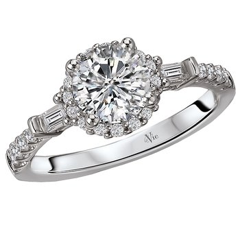 Halo Semi-Mount Diamond Ring 115291-100