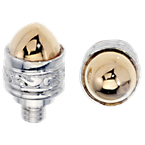 Alisa Bellatini Vari-tip GD Yellow Gold cabochons Sterling Bracelet Tips AO 12-100 GD