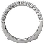LaVie Matching Wedding Band with Guard 113910-WRAP