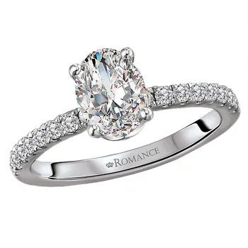 Diamond Semi-Mount Engagement Ring 160172-OV100
