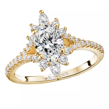 Semi-Mount Diamond Engagement Ring 160204-OV100Y