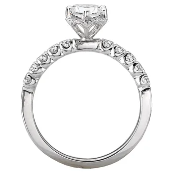 Halo Semi-Mount Diamond Ring 119215-OV100K