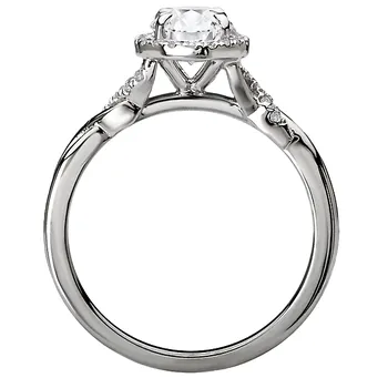 Diamond Semi-Mount Engagement Ring 160168-OV100