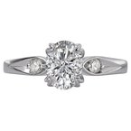 LaVie Classic Semi-Mount Diamond Ring 115451-OV100