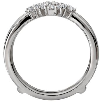 Diamond Wrap Ring with Guard 113916-WRAP