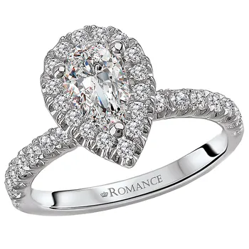 Halo Semi-Mount Diamond Ring 119148-PS100K