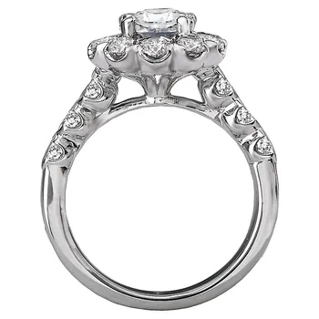 Halo Semi-Mount Diamond Ring 119144-100K