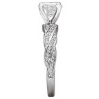 LaVie Peg Head Semi-Mount Diamond Ring 115421-RD100
