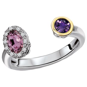 Ladies Gemstone and Diamond Ring 711798-7
