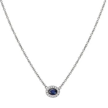 Sapphire and Diamond Ladies Fashsion Necklace 252005-DSW