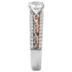 LaVie Two Tone Semi-Mount Diamond Ring 115240-100
