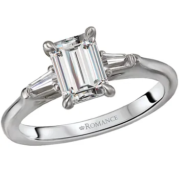 Diamond Semi Mount Engagement Ring 160085-EM100