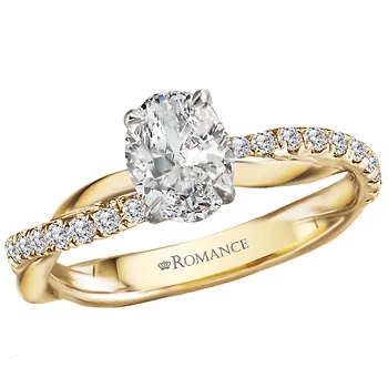 Semi-Mount Diamond Engagement Ring 160131-OV100Y
