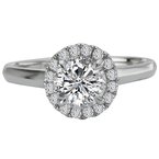 LaVie Halo Semi-Mount Diamond Ring 115318-100