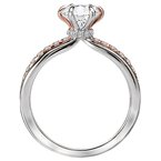 Romance Two Tone Semi-Mount Diamond Ring 160034-RD100TR