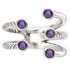 Eleganza Ladies Fashion Gemstone Ring 711844-7