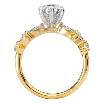 Semi-Mount Diamond Engagement Ring 160290-MQ200Y