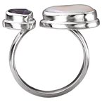 Eleganza Ladies Biwa Pearl Ring 711823-7