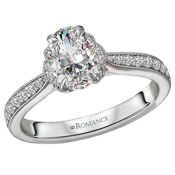Classic Semi-Mount Diamond Ring 160037-OV100