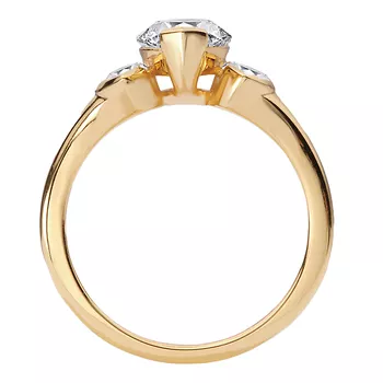 Three Marquise Stone Semi-Mount Diamond Ring 160368-MQ200Y