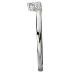 LaVie Diamond Curved Wedding Band 113916-W