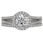 LaVie Split Shank Semi-Mount Diamond Ring 115294-100