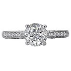 LaVie Classic Semi-Mount Diamond Ring 115428-RD100