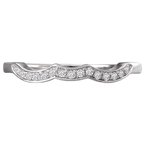 LaVie Scalloped Wedding Band 115471-W