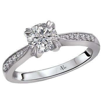 Classic Semi-Mount Diamond Ring 115466-RD075