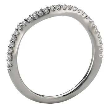 Curved Wedding Band 160076-W