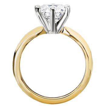 Solitaire Semi-Mount Diamond Ring 114001-6RD200TYS