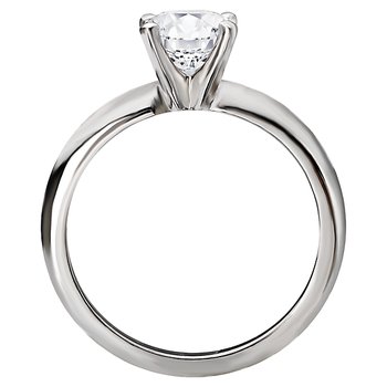 Solitaire Semi-Mount Diamond Ring 114000-4RD150WS