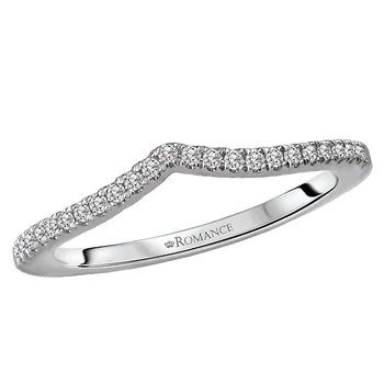 Curved Wedding Band 160039-W