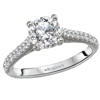 Diamond Semi-Mount Diamond Ring 160065-RD100