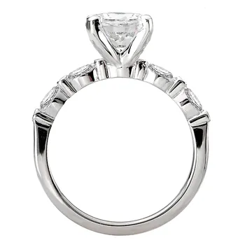 Semi-Mount Diamond Engagement Ring 160050-OV200