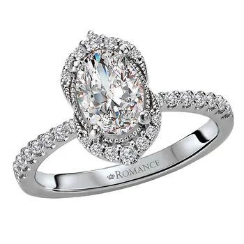 Semi-Mount Diamond Engagement Ring 160202-OV100
