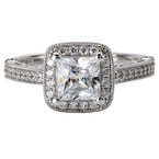 LaVie Halo Semi-Mount Diamond Ring 115073-100