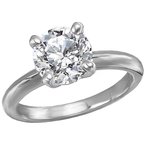 LaVie Solitaire Semi-Mount Diamond Ring 114000-4RD200WS