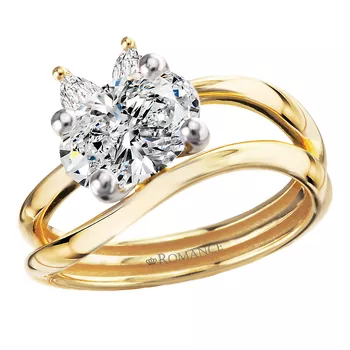 Curved Diamond Wedding Band 160333-150WY