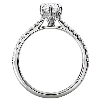 Diamond Semi-Mount Engagement Ring 160147-MQ100