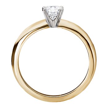 Solitaire Semi-Mount Diamond Engagement Ring 114000-4RD050TYS